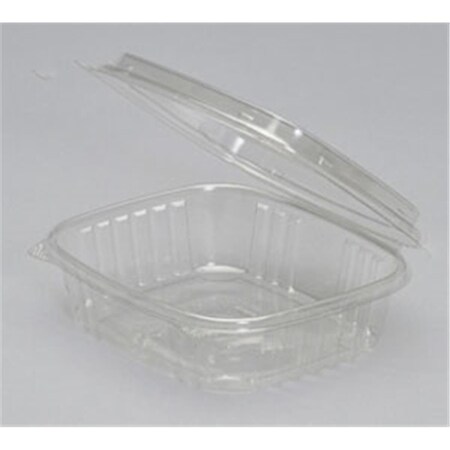 Genpak Genpak AD24F CPC 24 oz Hinged Deli High Dome Lid & Container - Case of 200 AD24F  CPC